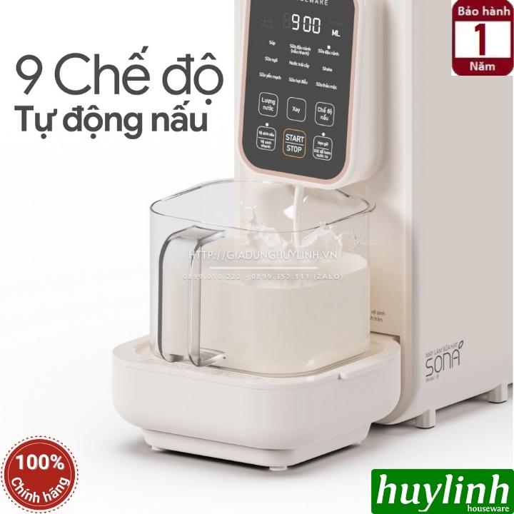 Máy làm sữa hạt đa năng 2Good Sona i8 - 1.2 lít - 9 chức năng - Hàng chính hãng