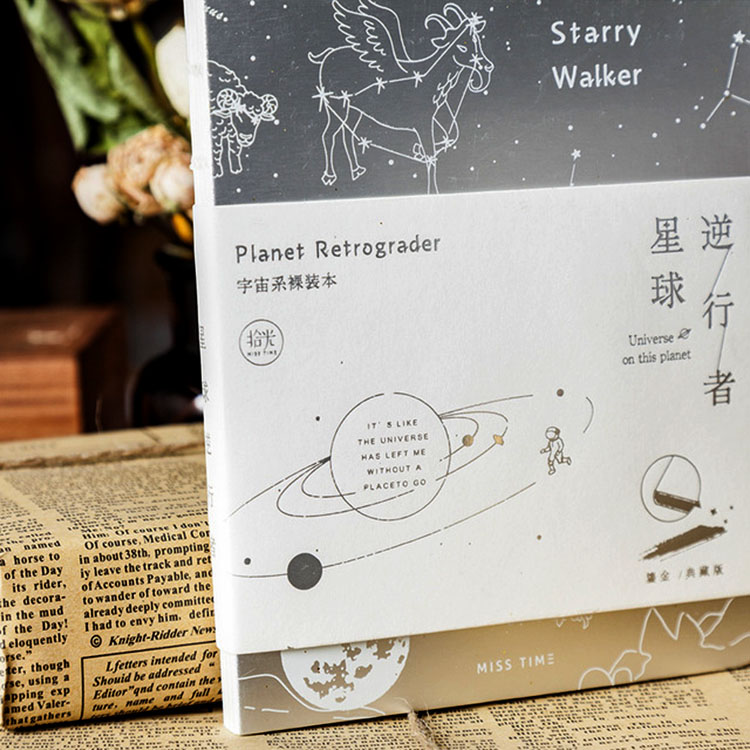 Sổ tay Ghi chú Bìa Họa tiết Chòm sao Planet