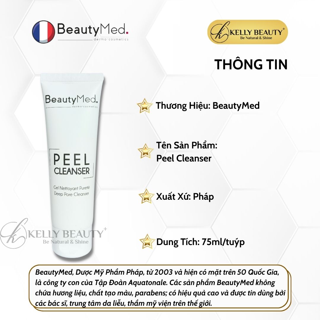 Sữa Rửa Mặt Cho Da Dầu BeautyMed Peel Cleanser | Kelly Beauty
