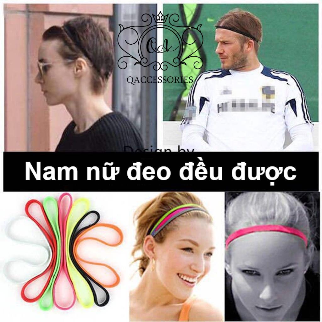 Băng đô thể thao nam nữ đeo trán chặn mồ hôi chống trượt gym yoga KPOP Hàn Quốc UNISEX Headband QACCESSORIES HA211101