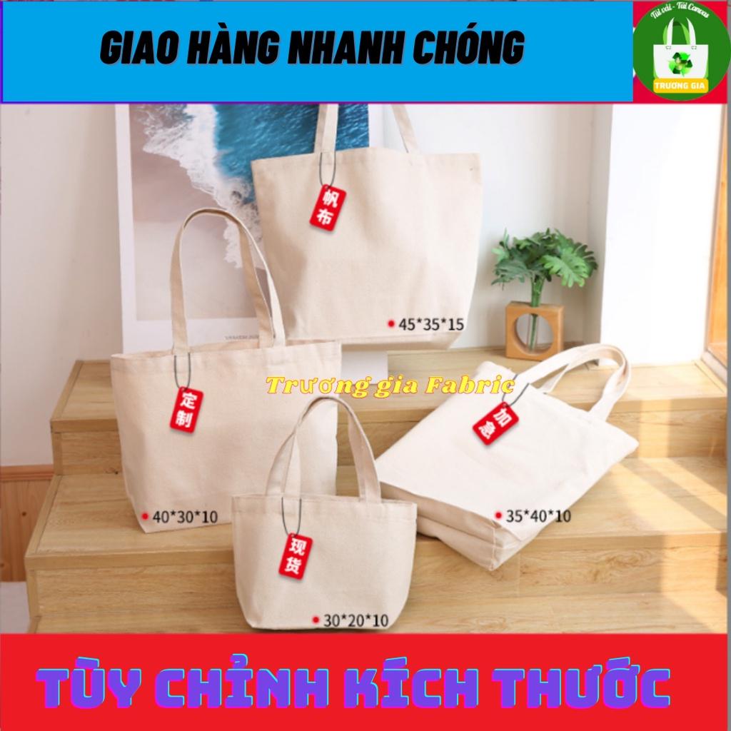 Túi Vải Canvas kích thước có sẵn nhận in logo Quảng cáo thương hiệu doanh nghiệp Trương Gia Túi Vải - Túi Canvas