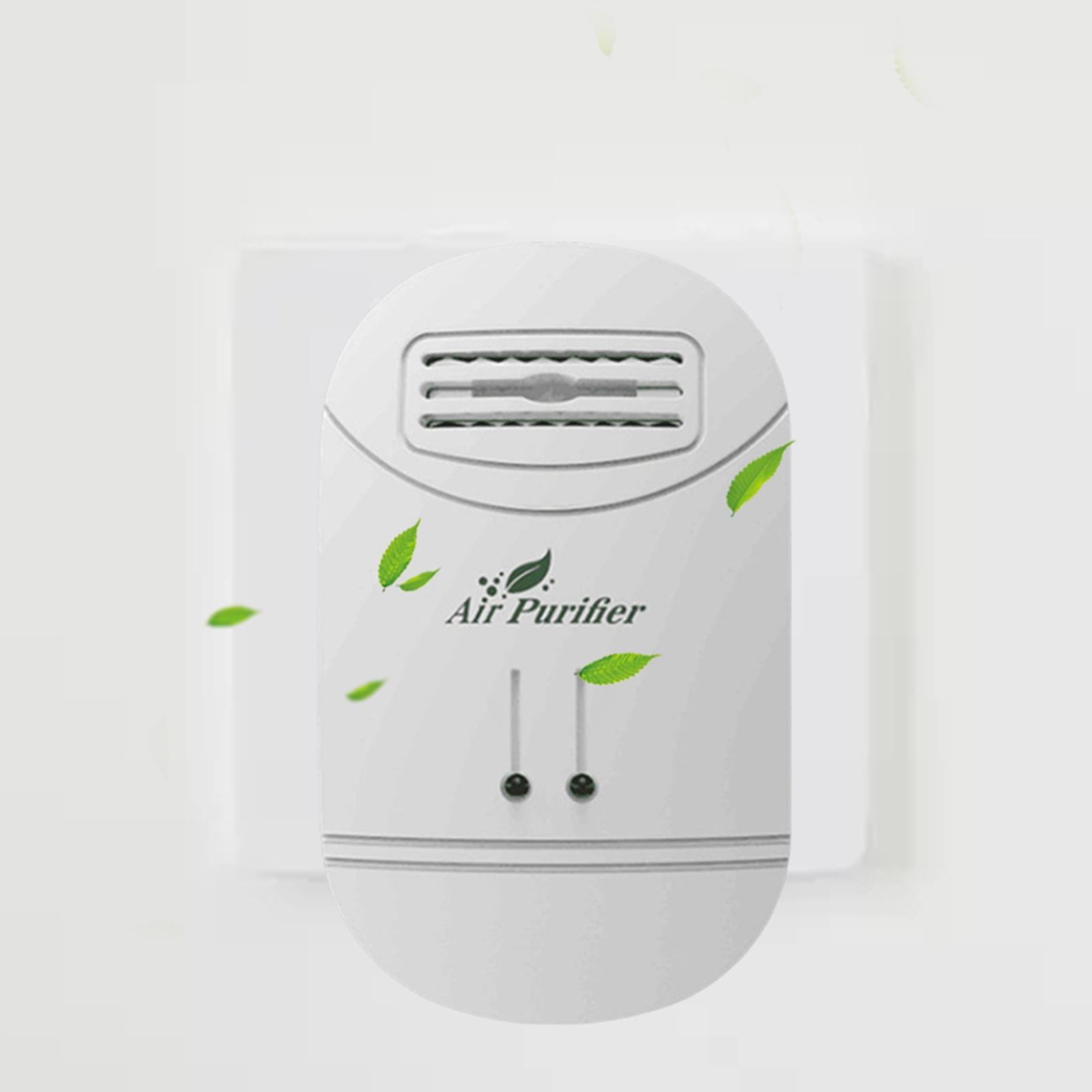Negative Ion Air Purifier Deodorizer Plug and Play for Tabletop Bedroom