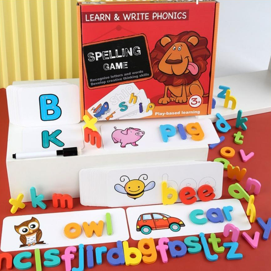 Spelling game - Trò chơi đánh vần ghép từ vựng tiếng Anh (vỏ đỏ)