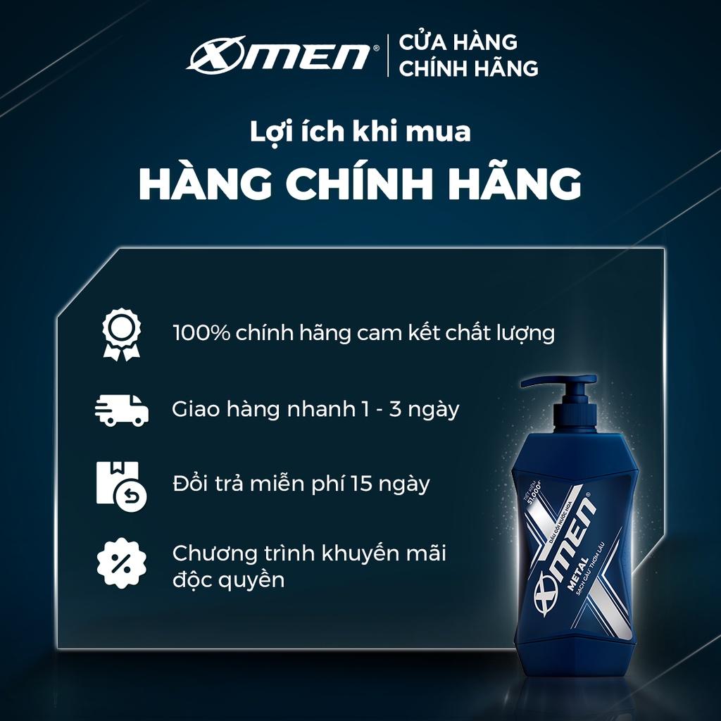 Dầu gội nước hoa X-Men Metal 900g