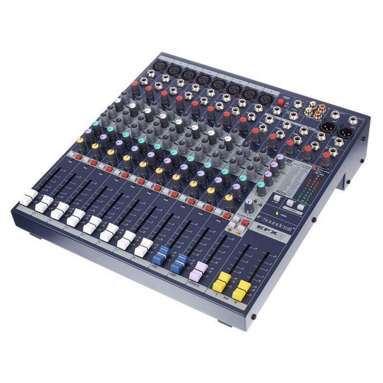 Bàn mixer soundcard CRAFT EFX8 (vang số EFX 8) hỗ trợ âm thanh hát karaoke,livetream fb, bộ vi xử lý AudioDNA