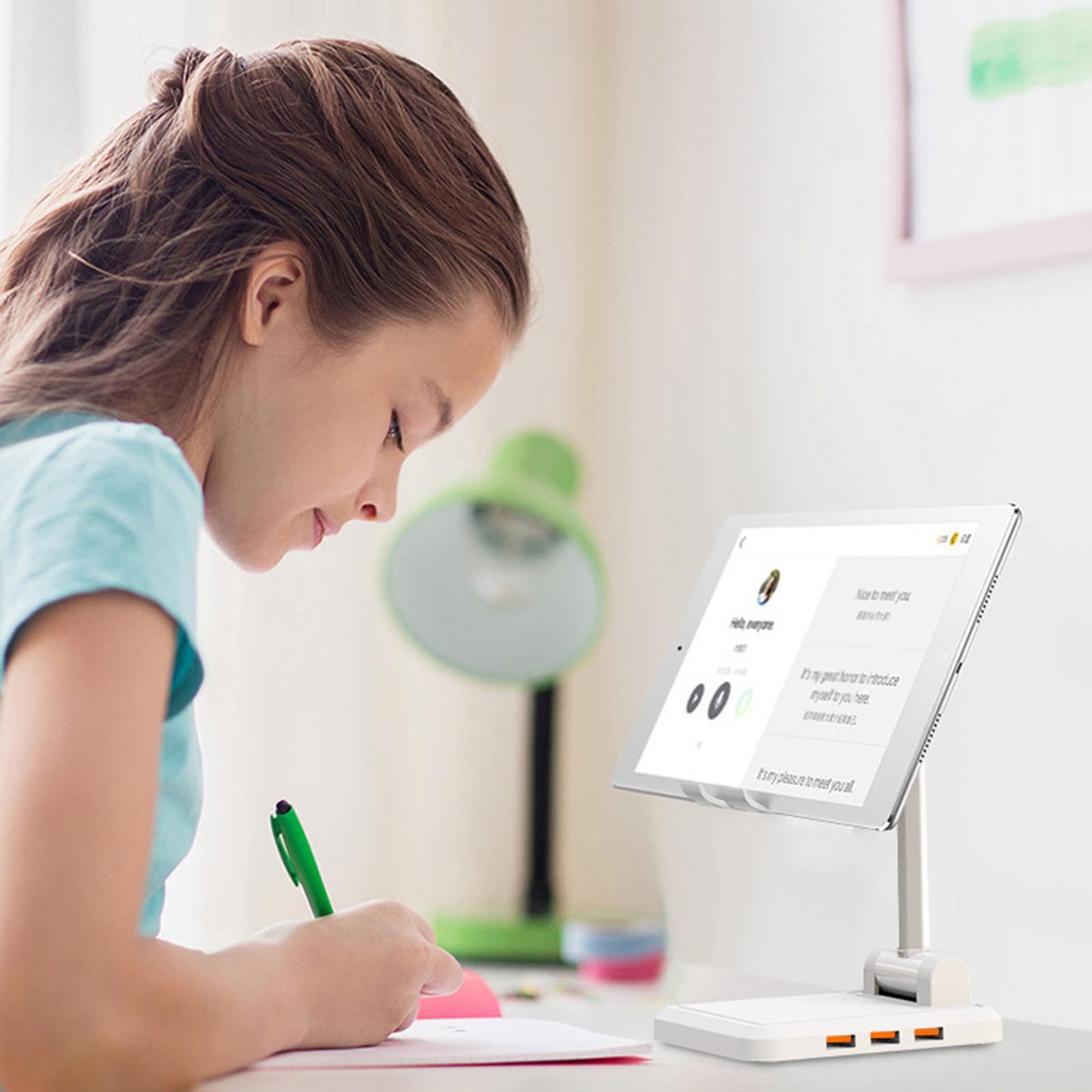 Foldable Desktop Phone Holder Charging Stand for Tablet Meeting Travel