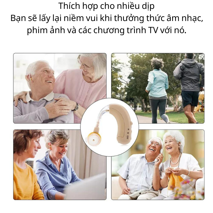 Máy Trợ Thính Coniler C109 Pin Lâu Sạc Nhanh, Lọc Âm Trong Trẻo, Tương Thích Cao