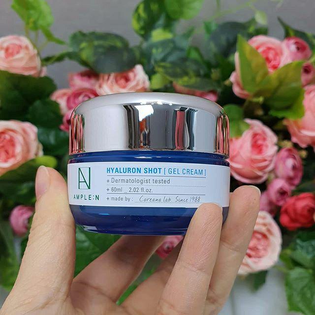 Kem dưỡng ẩm AMPLEN Hyaluron Shot Gel Cream 60ml