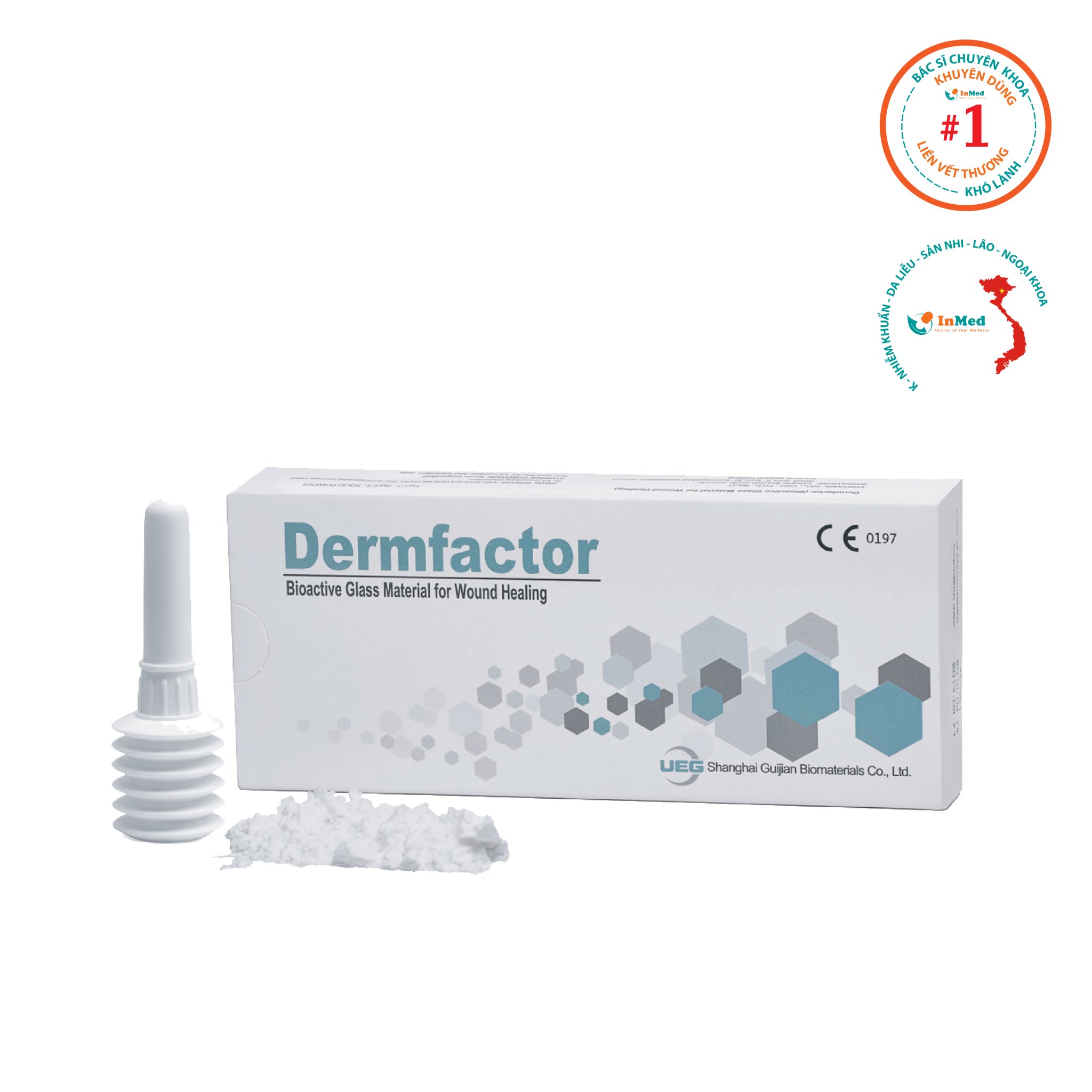 Combo 5 Hộp DermFactor Liền Nhanh Vết Thương Cấp và Mãn Tính, Vết mổ nhiễm trùng, Cắt Trĩ nội Trĩ Ngoại, Bỏng Loét. Nhanh Gấp 6 Lần. Thẩm Mỹ Tránh Sẹo