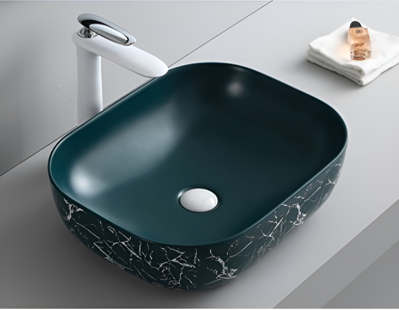 CHẬU RỬA MẶT LAVABO EUROVINTO CAO CẤP MÃ 024-04