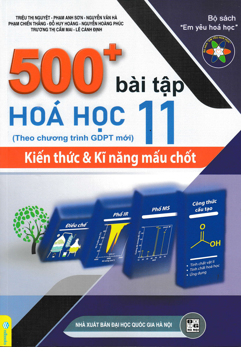 ND - 500+ Bài Tập Hóa Học Lớp 11: Kiến Thức &amp; Kỹ Năng Mấu Chốt (Theo Chương Trình GDPT Mới)