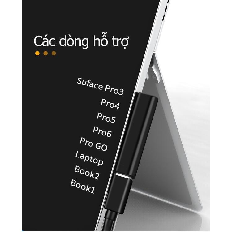 Sạc nhanh PD từ Type-c ra cổng Surface Pro 3/4/5/6/7/8 và Book 1/2/3 65w và 102w - Hồ Phạm