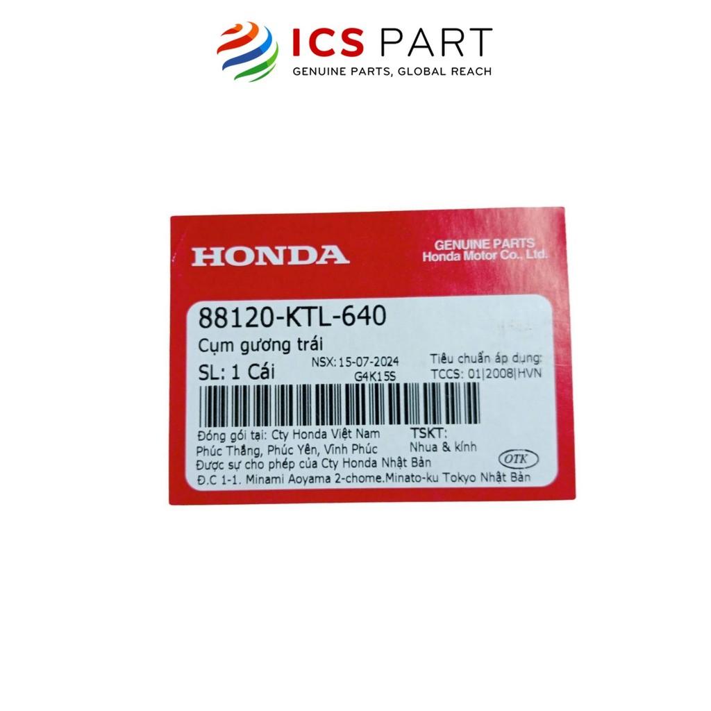 Gương Trái HONDA Rs 100, Wave Alpha A+ (88120KTL640)