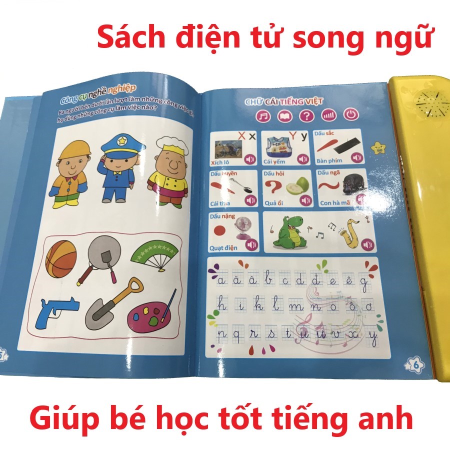 Sách quý điện tử song ngữ Anh – Việt cho bé Sách nói điện tử song ngữ giúp trẻ học tốt Tiếng Anh