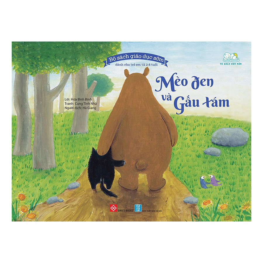 Bộ Sách Giáo Dục Sớm Dành Cho Trẻ Em Từ 2-8 Tuổi - Mèo đen và Gấu xám