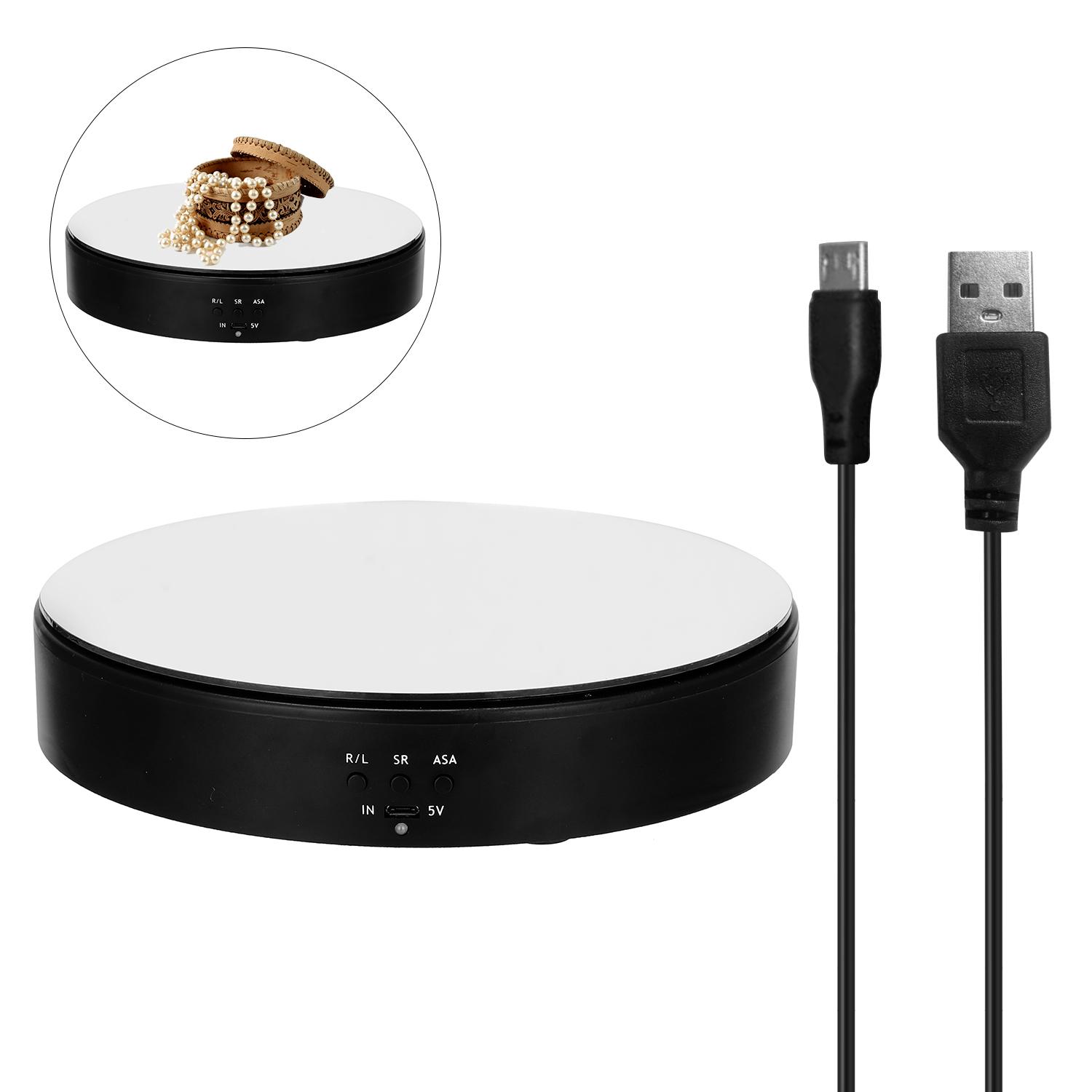 360 Degree Electric Rotating Turntable Display Stand for Video Photography Props Display Turntable