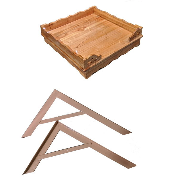 Combo bàn thờ treo tường + giá đỡ dùng cho nhà chung cư 4T PT0234