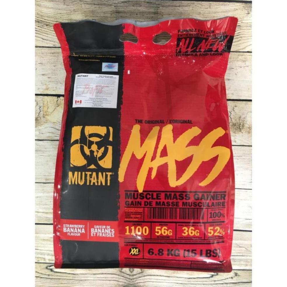 Mutant Mass Sữa Tăng cân Nhanh Đầy Đủ Dinh Dưỡng Mutant Mass Original 15 Lbs (6.8 kg) - Canada