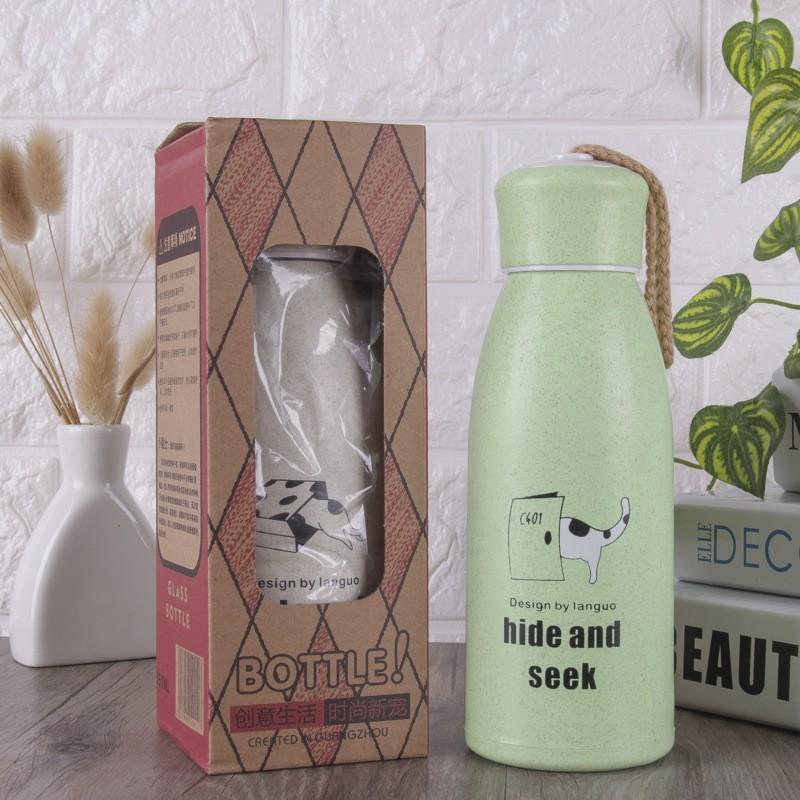 Bình đựng nước thủy tinh lúa mạch