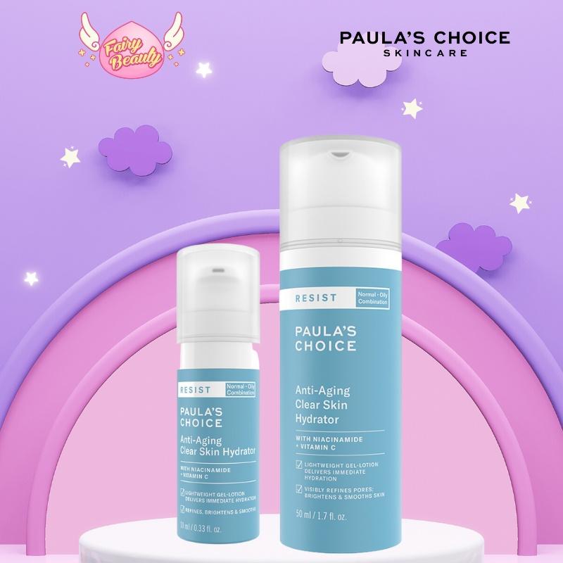 [PAULA'S CHOICE] Kem Dưỡng Ẩm Làm Sáng Da Cho Da Dầu Lão Hóa Resist Resit Anti-Aging Clear Skin Hydrator 50ml (Mã 7691