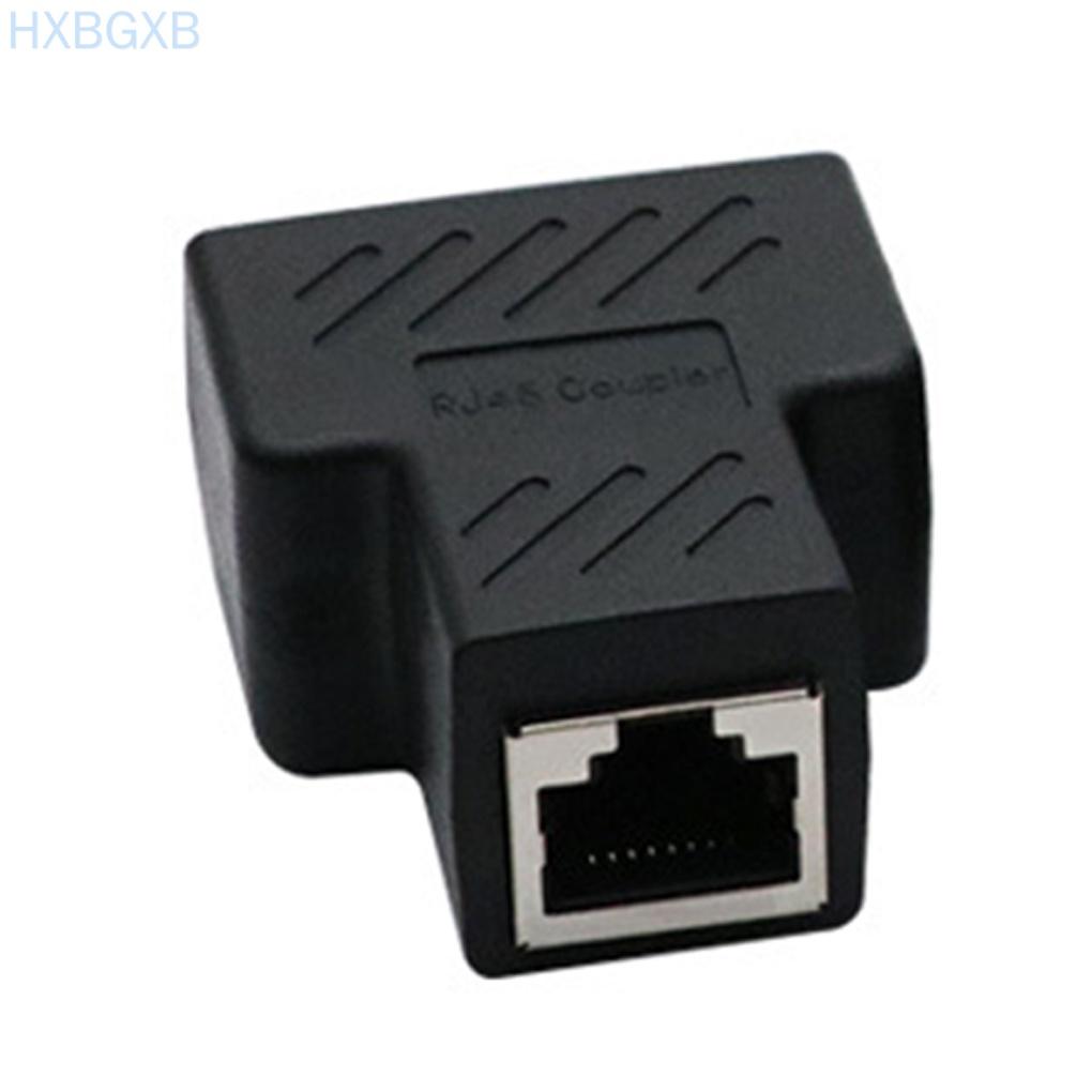 Bộ Chia Cổng Mạng Ethernet Kép Bằng Nhựa Tốc Độ Cao Cho Nhà Ở / Văn Phòng