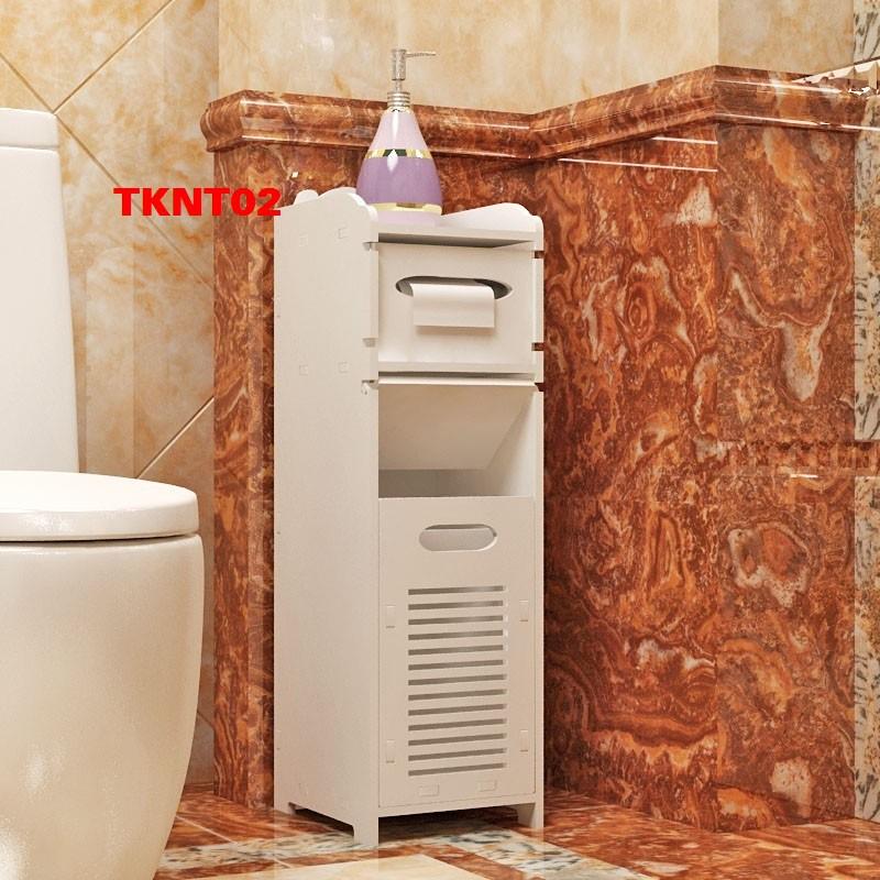 Tủ nhà tắm có cánh 3 tầng ( KT 90x32x26cm) TKNT01 - Tủ lắp ráp đa năng