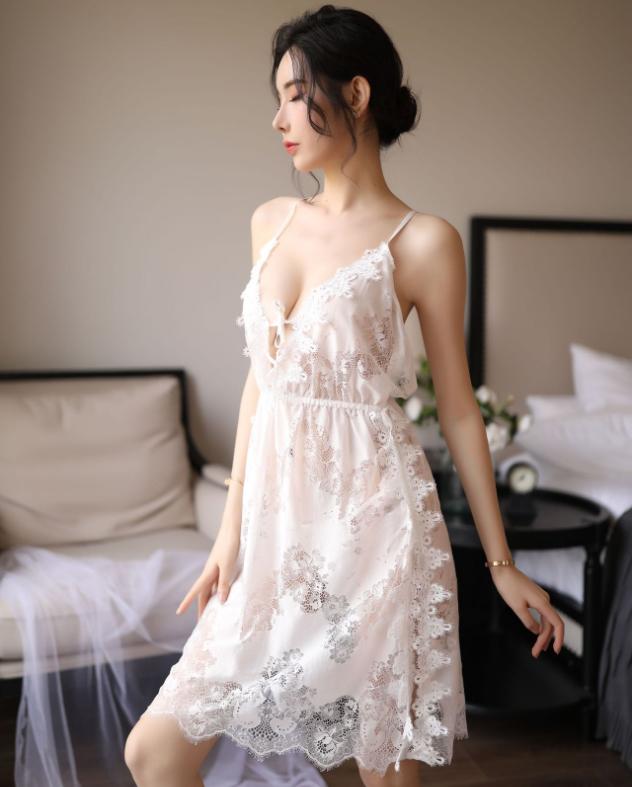 Đầm ngủ nữ trong suốt thiết kế gợi cảm quyến rũ