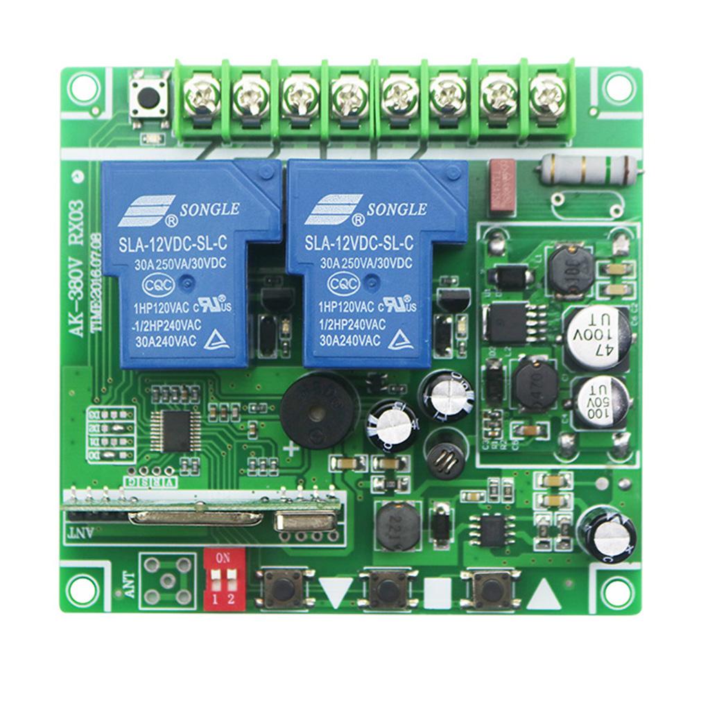 12V-48V 3000m Wireless Remote Control 2 Channel 433mhz Light Switch Module