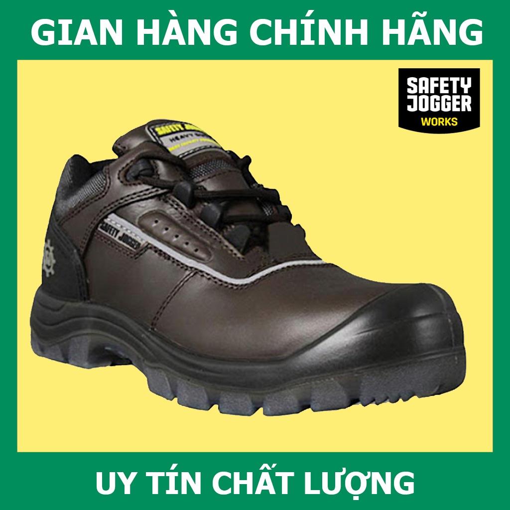 Giày Safety Jogger Pluto EH Da Thật, Cách Điện 18kV, Đế Chống Đâm Xuyên, Chống Va Đập