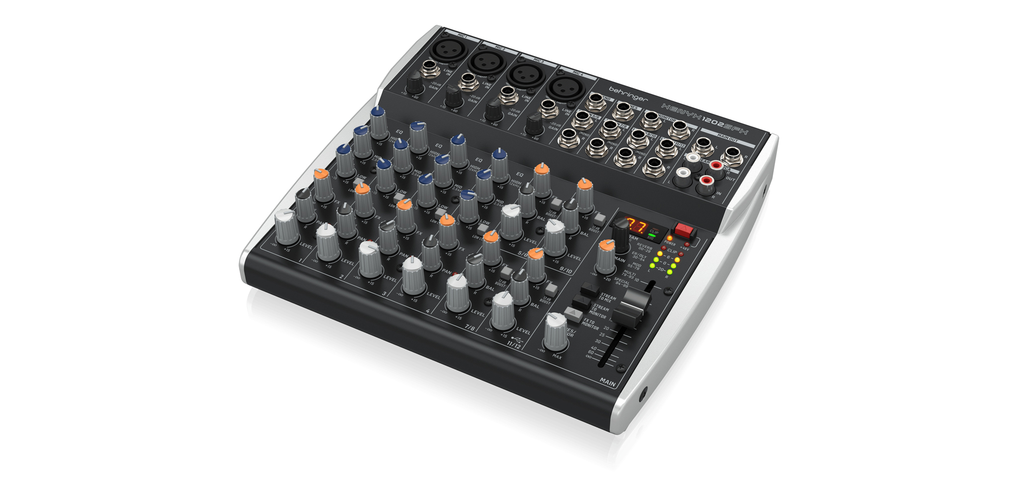 XENYX 1202SFX Analog Mixer Behringer | Mixer cơ Behringer XENYX 1202SFX - Bàn mixer mini- HÀNG CHÍNH HÃNG