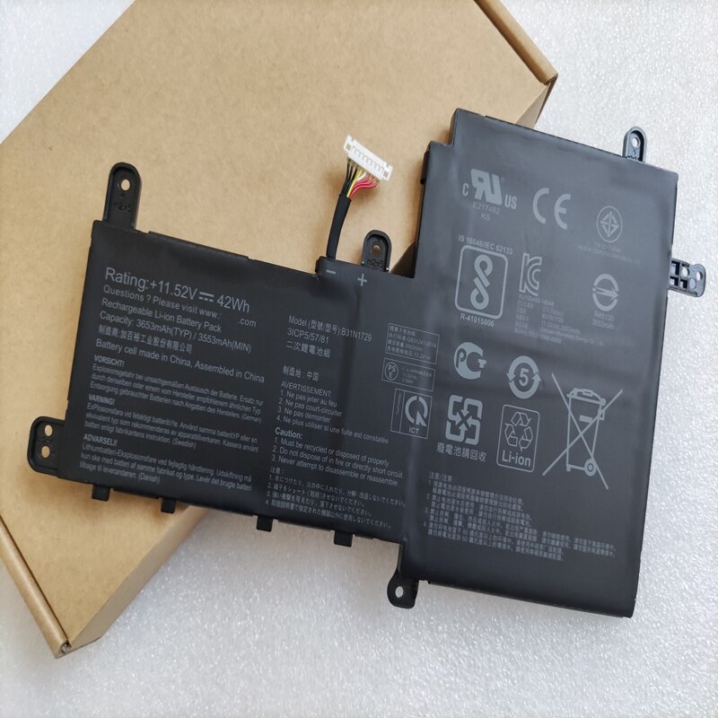 Pin Battery dùng cho Asus Vivobook S15 S530F S530UA S530UN B31N1729