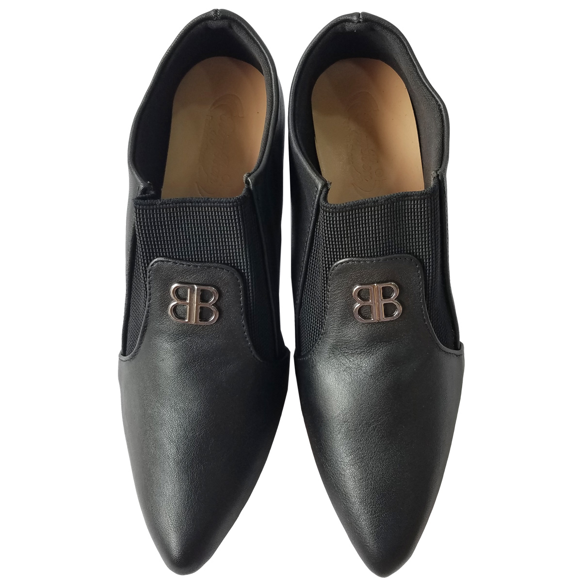 Giày Cao Gót Nữ Da Bò Thật BIGGBEN Cao 5 Phân GCG20