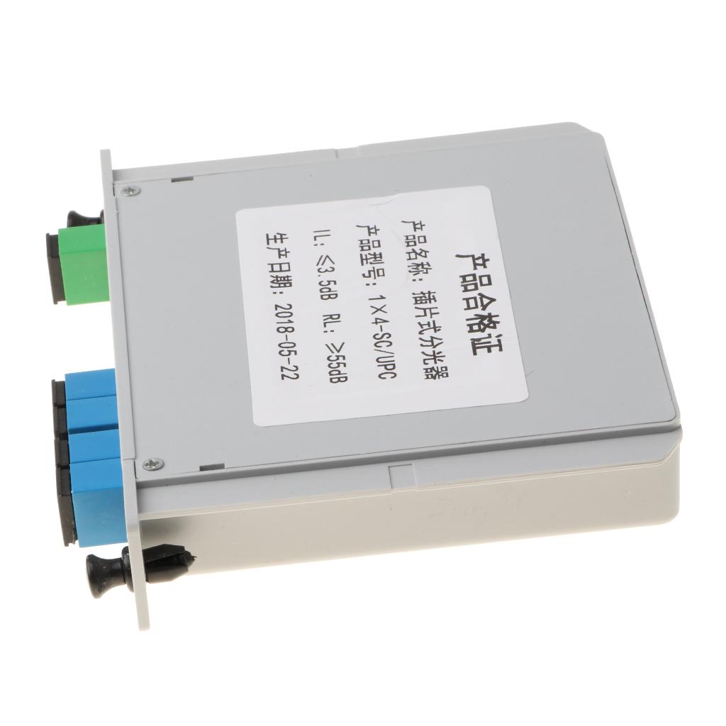 1 to 4 SC / UPC Interface Insert A Fiber Optic FTLC FTTH Splitter