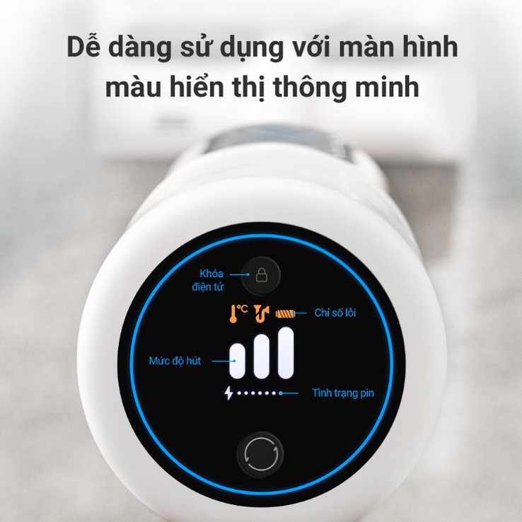 Máy Hút Bụi Cầm Tay Không Dây Xiaomi Dreame P10 - Lực Hút 20.000 Pa - Bản Quốc Tế- Hàng Chính Hãng