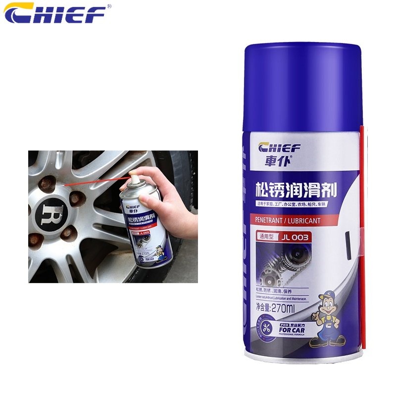 Chai xịt dầu bôi trơn chống rỉ sét mạnh Chief JL003 dung tích 270ml