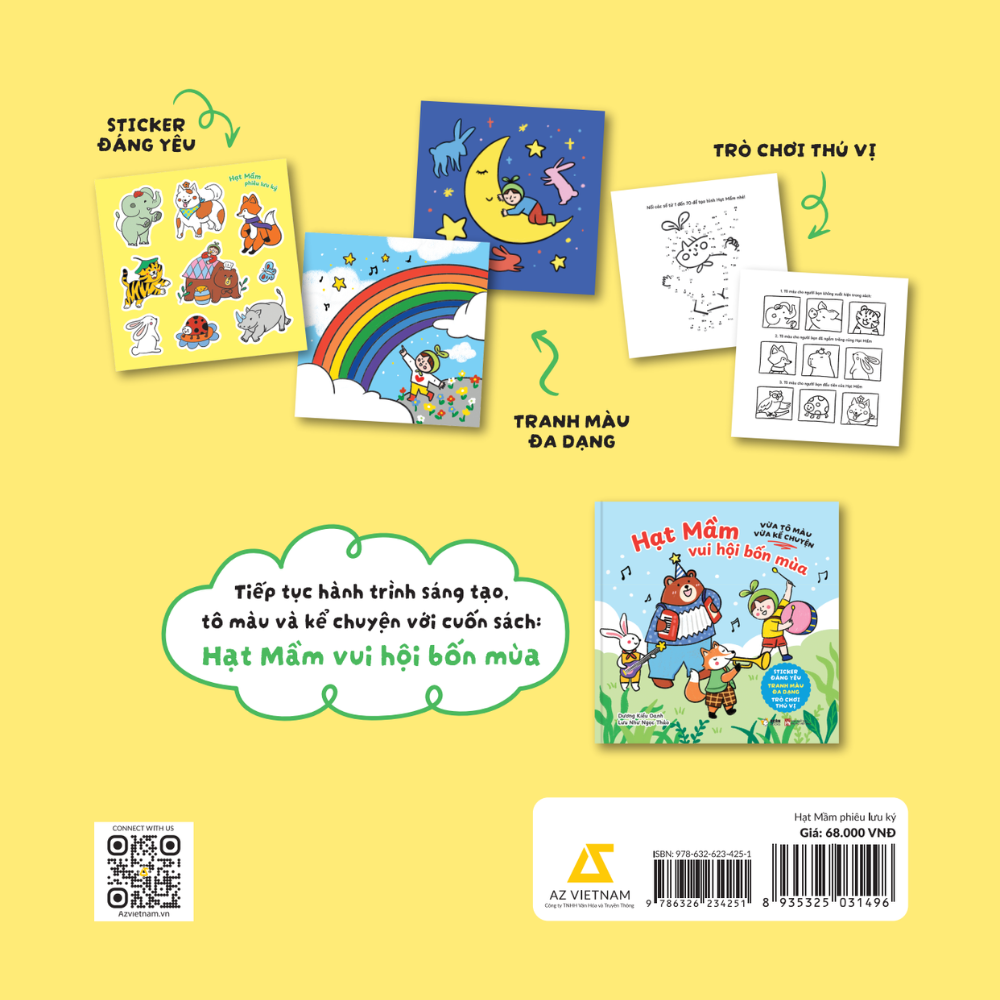 Bộ Sách 2 Cuốn: Hạt Mầm Phiêu Lưu Ký - Hạt Mầm Vui Nhộn Bốn Mùa (Phân Loại Lẻ/Bộ)