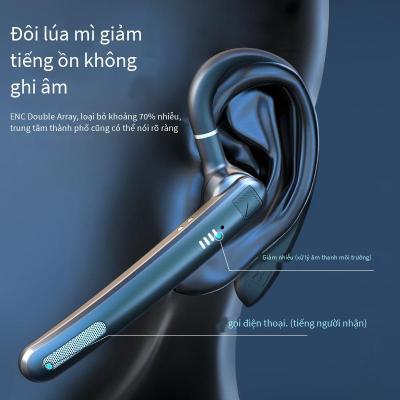 Phong cách mới nhất K10 rung tai nghe bluetooth kinh doanh mới treo tai loại 5.0 giảm tiếng ồn không dây thực sự thể thao chống thấm nước