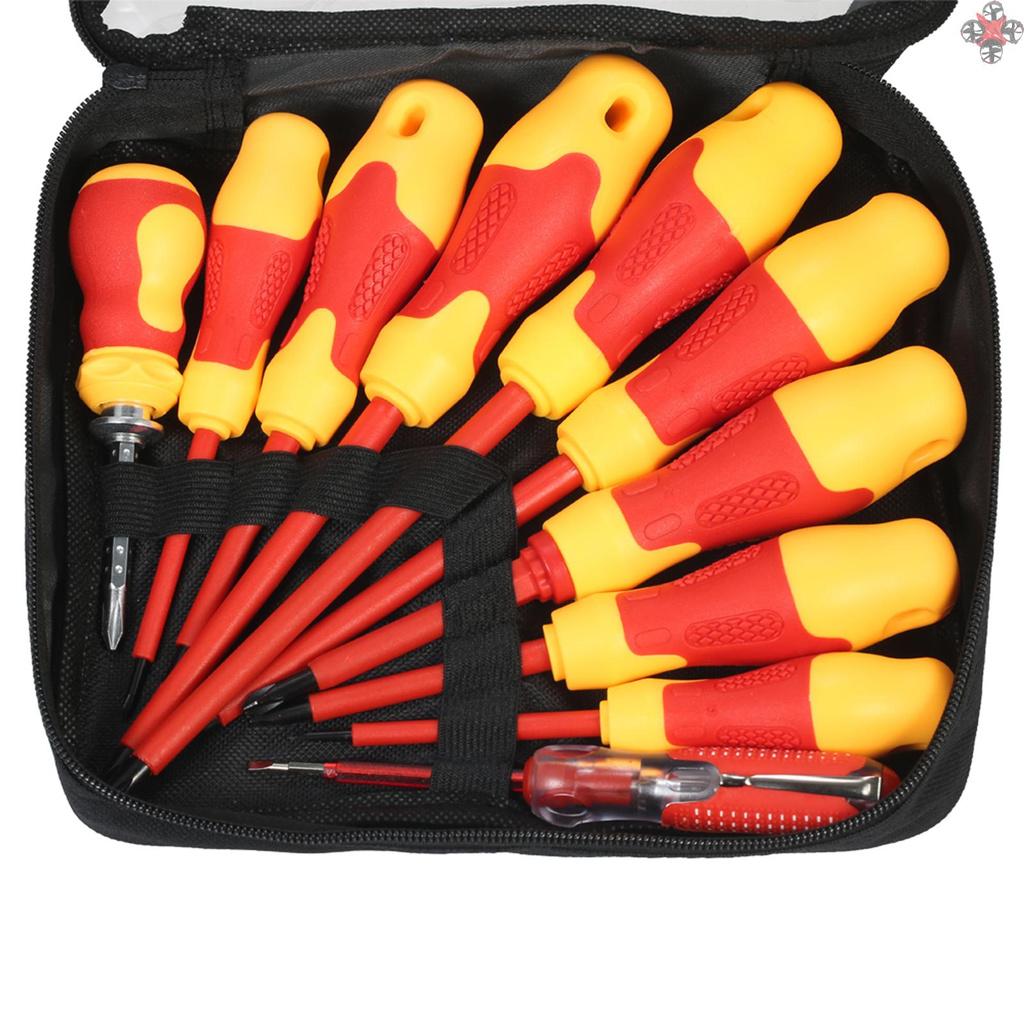 Set 10 Tua Vít 1000v Cách Điện Chuyên Dụng