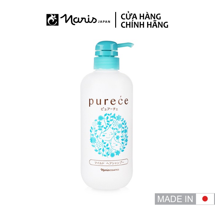 Dầu gội Naris Purece Mild Hair Shampoo LS 550ml/ 1 chai