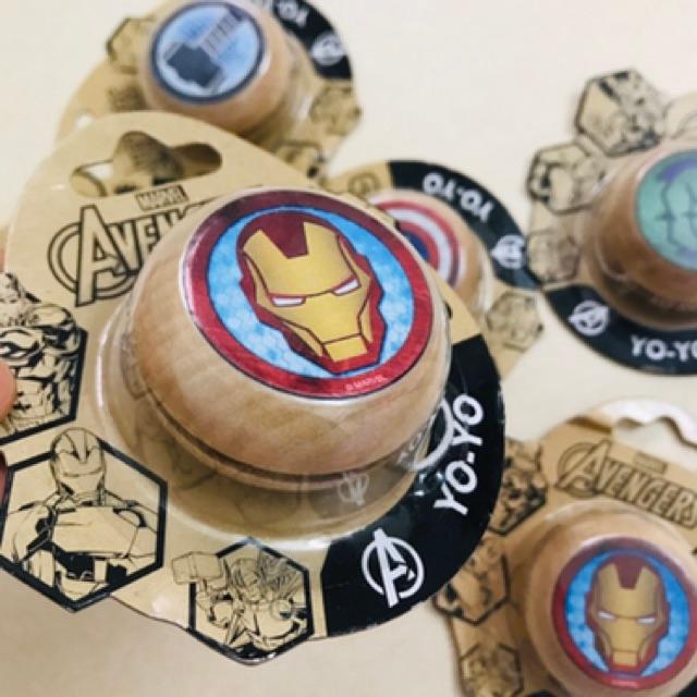 Yoyo gỗ in hình Marvel (Captain America/Iron man/Hulk/Thor)