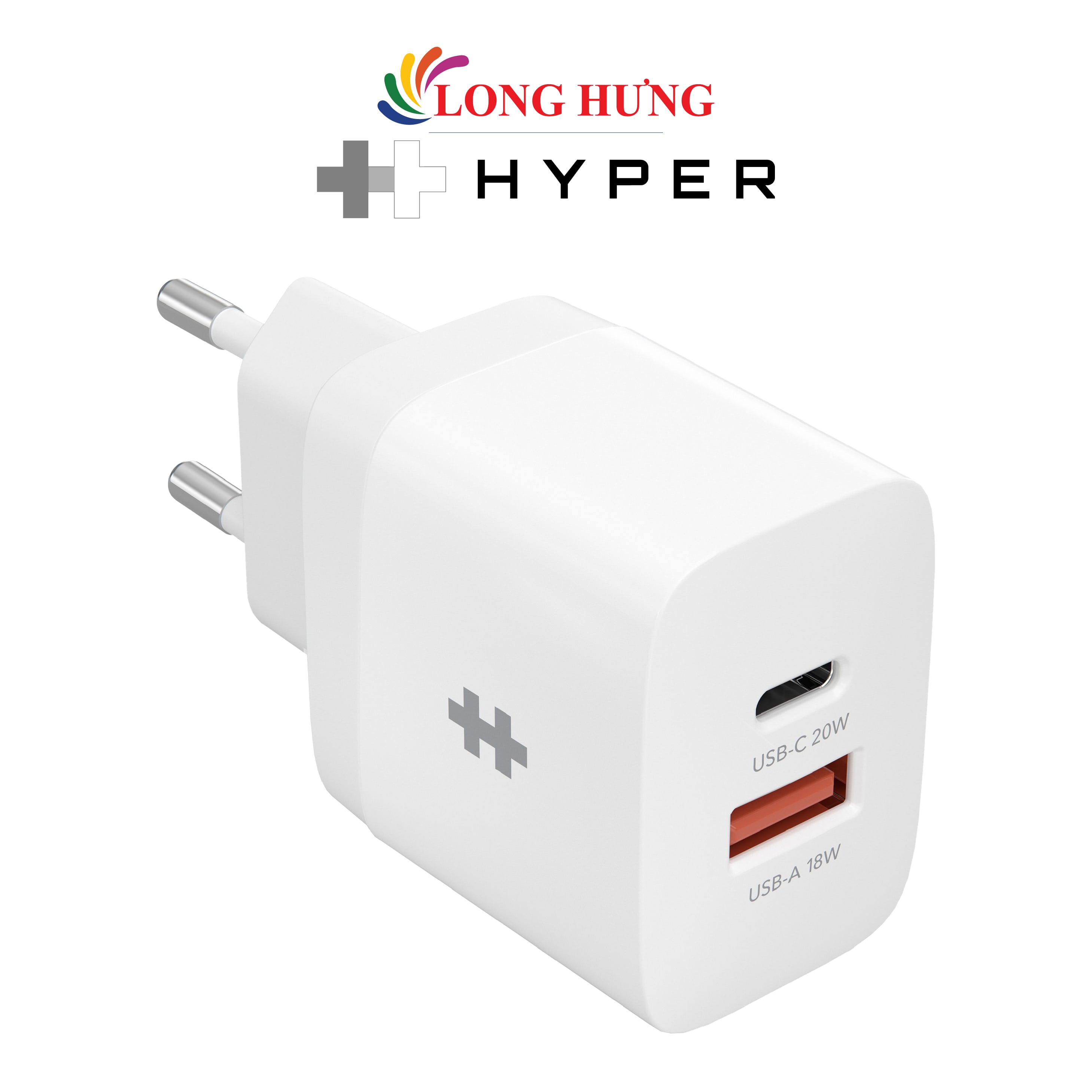 Hình ảnh Cốc sạc HyperJuice 20W Charger 1USB 1Type-C HJ205/HJ205EU - Hàng chính hãng