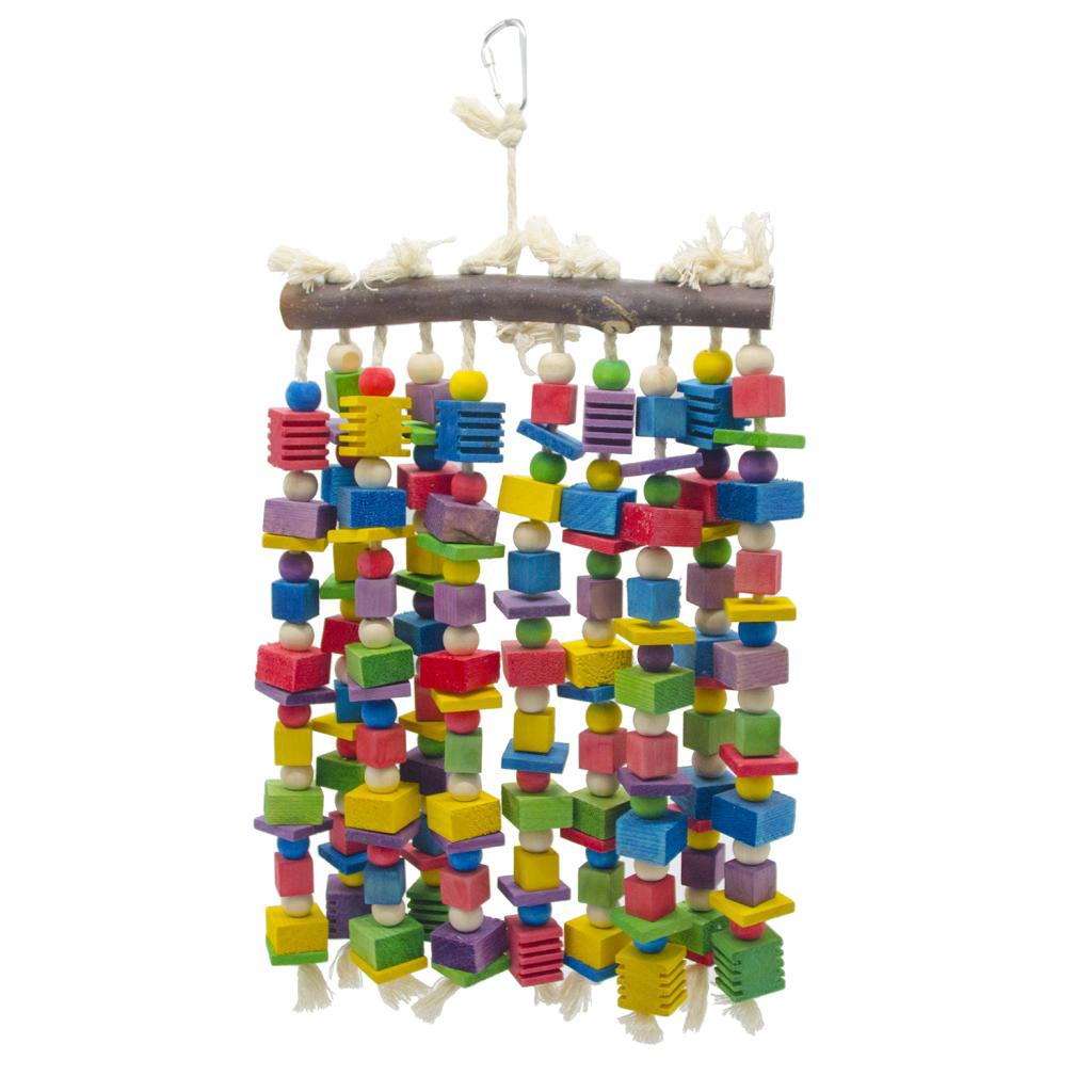Bird Bite Chew Toy Parrot Cage Hanging Toys For Bird Budgie Pigeon Finch