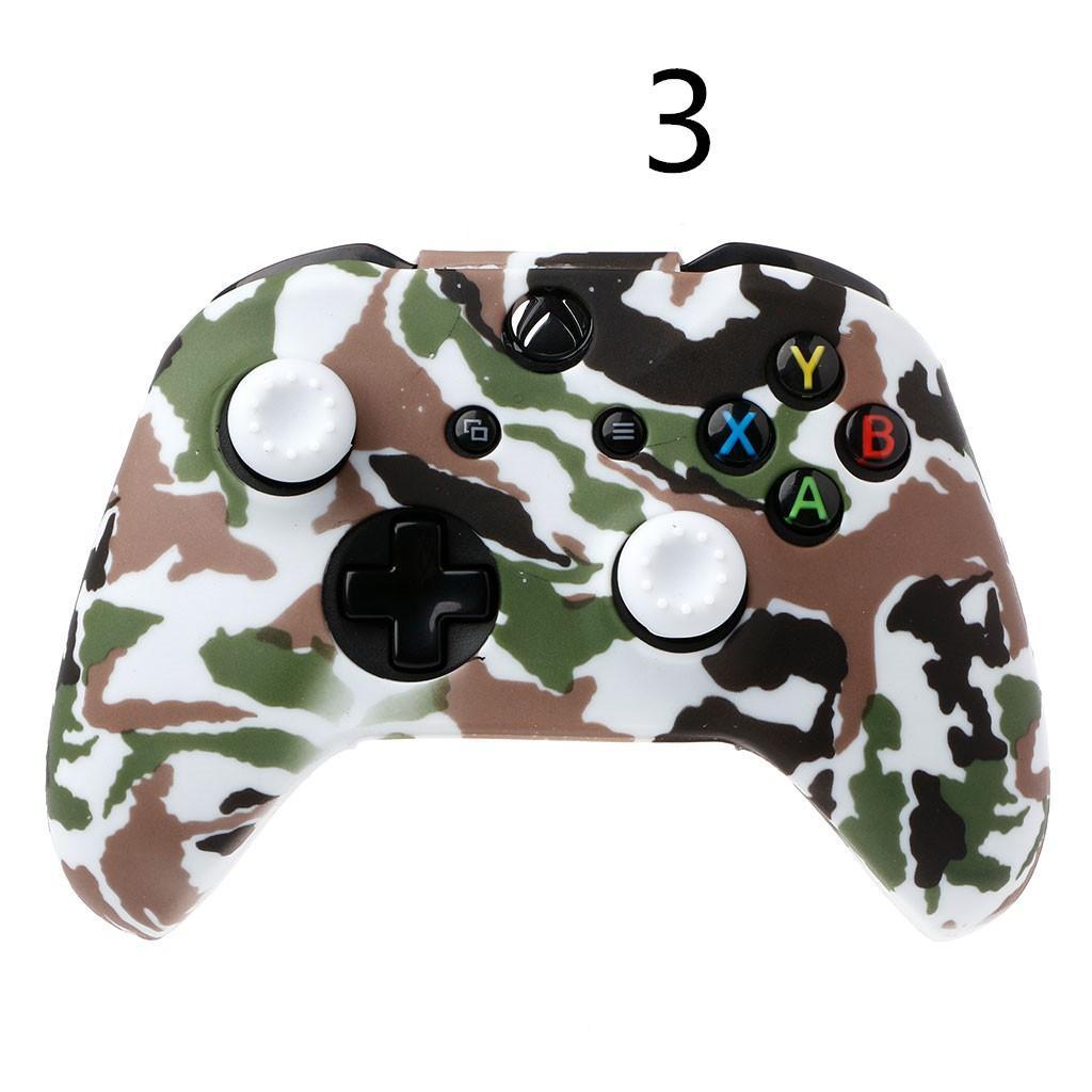 Bộ tay cầm chơi game bằng silicon + 2 nút bấm cho Xbox One x S