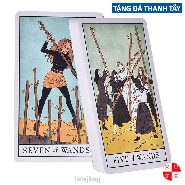 Bài Modern Witch Tarot 78 Lá Bài Tặng File Tiếng Anh Và Đá Thanh Tẩy