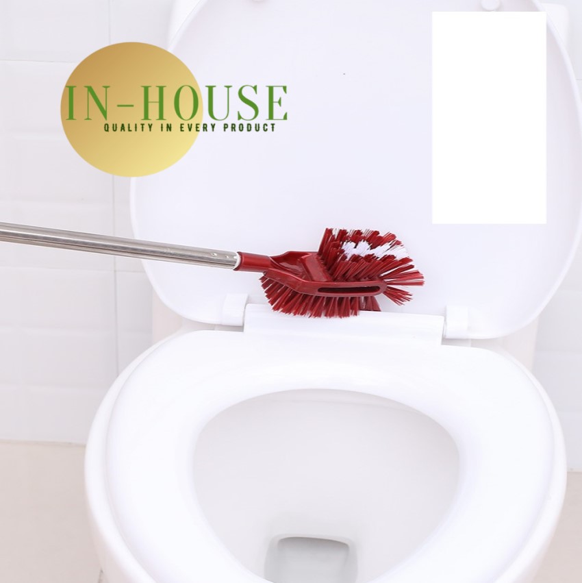 Cọ toilet, bàn chải chà sàn 2 mặt cán inox