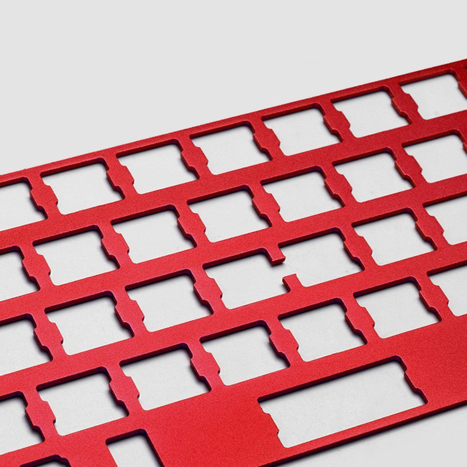 Positioning Board Plate Anodized Aluminum Splited Plate for GH60 PCB 60% Keyboard DIY
