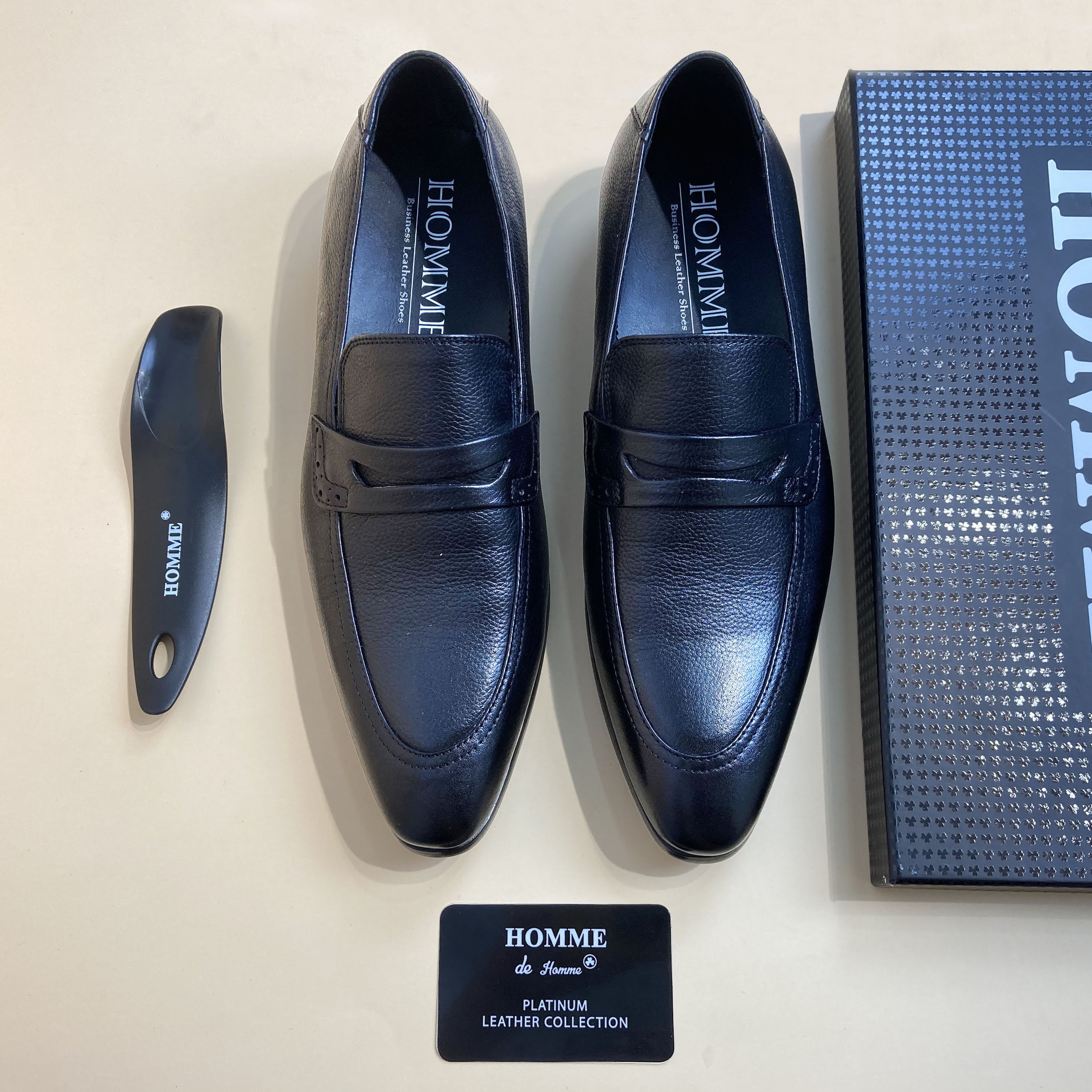 Giày Homme Bayswater - Penny Loafer Italian Leather Dress Shoes