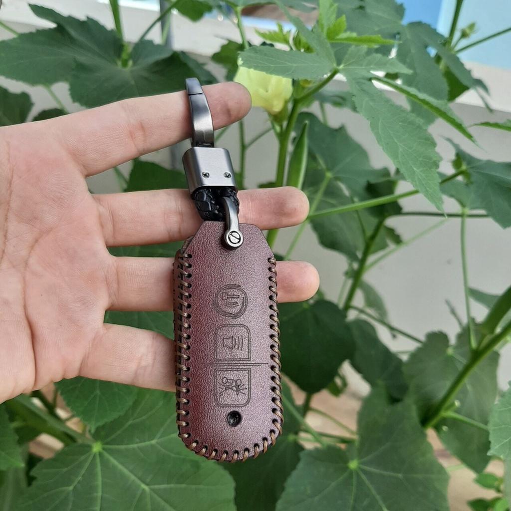 Bao Da Chìa Khóa SH, PCX, SH Mode, Cub 125, Adv. Da Bò Nhập Khẩu ITALIA, Khắc Tên + Số ĐT Chủ Xe