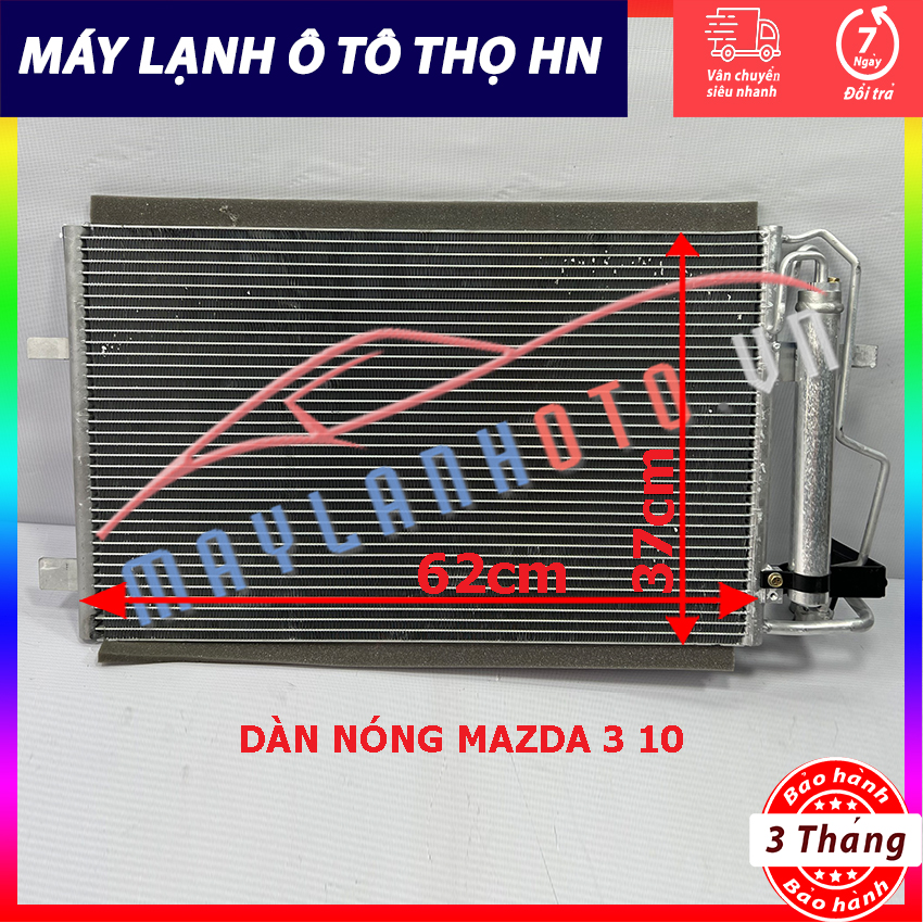 Dàn (giàn) nóng Mazda 3 đời 2010 Hàng xịn Thái Lan (hàng chính hãng nhập khẩu trực tiếp)