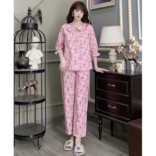 Đồ bộ nữ,quần áo nữ xinh,quần áo mặc nhà chất thô mềm mát.